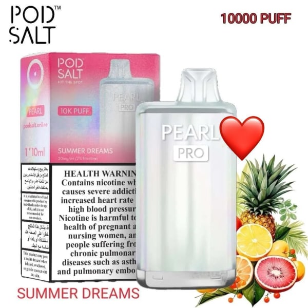 Pod Salt Pearl Pro 10000 Puffs Disposable Vape In UAE, disposable vape, view 2