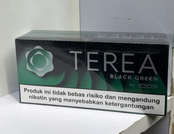 IQOS TEREA Black Green Indonesia, pack of 20 TEREA tobacco sticks